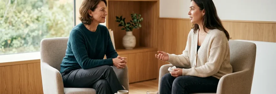 Consultation de thérapie manuelle en cabinet médical moderne